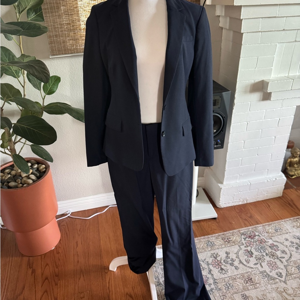 Women’s Navy Wool Suit